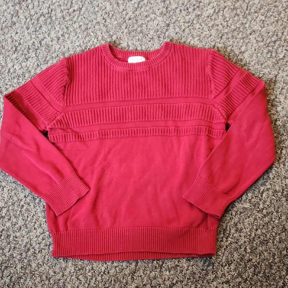 Boy's Cat & Jack Red Sweater Size 8